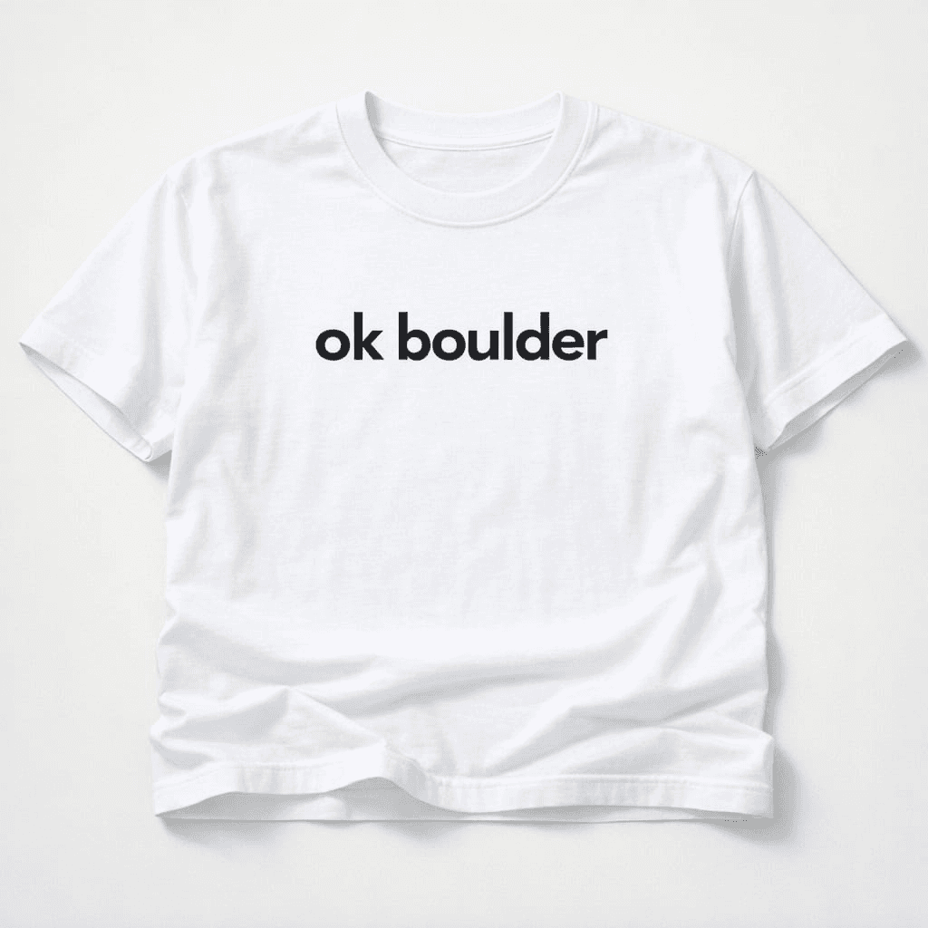 ok boulder t-shirt